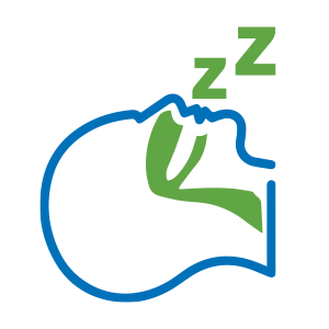 Sleep Apnea blue Icon